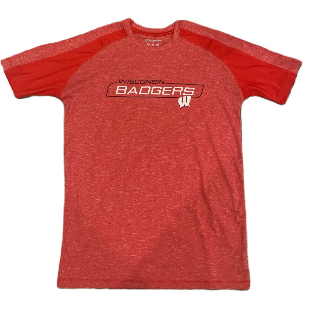 Wisconsin Badgers UW NCAA X Champion‎ Elite Performance T-Shirt Men's Medium